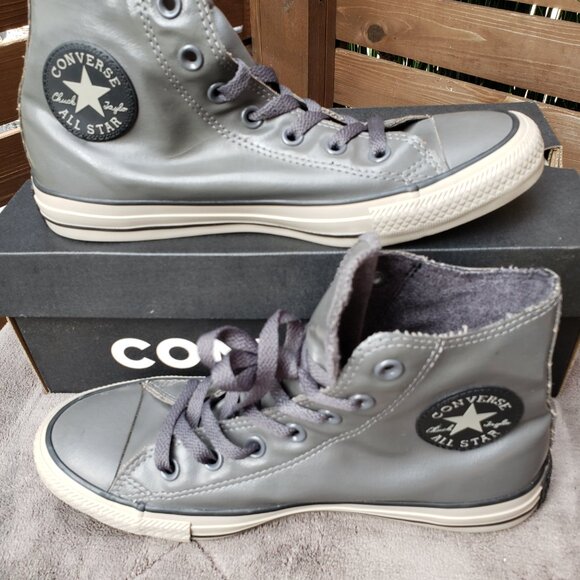 EUC CTAS Converse Thunder Gray Charcoal 149457C (6M, 8W) KICKS - Picture 1 of 8